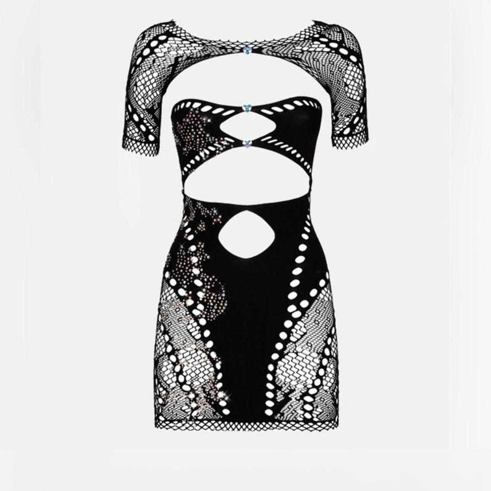 NEW POSTER GIRL Barbi Dress in Jet Black - sold out